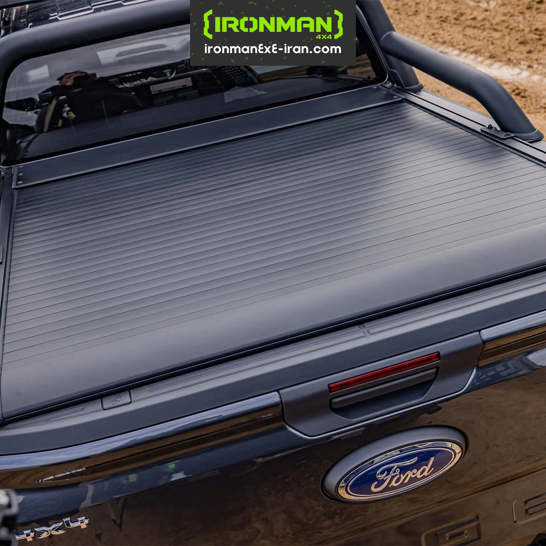 رول‌شاتر برقی کشویی جمع‌شونده وانت (Slide-Away)