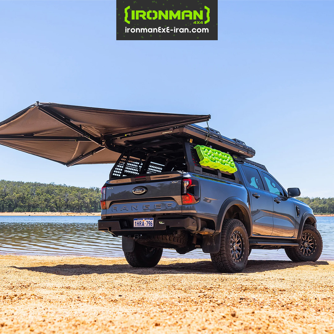 سایه‌بان Deltawing 270° (سمت راست، بدون پایه پشتیبان)