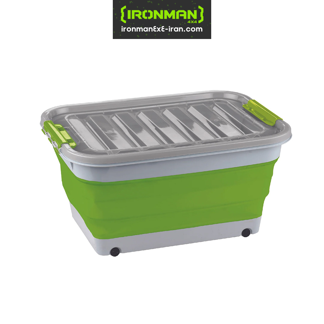 ظرف ذخیره‌سازی تاشو با درب (۴۵ لیتری)