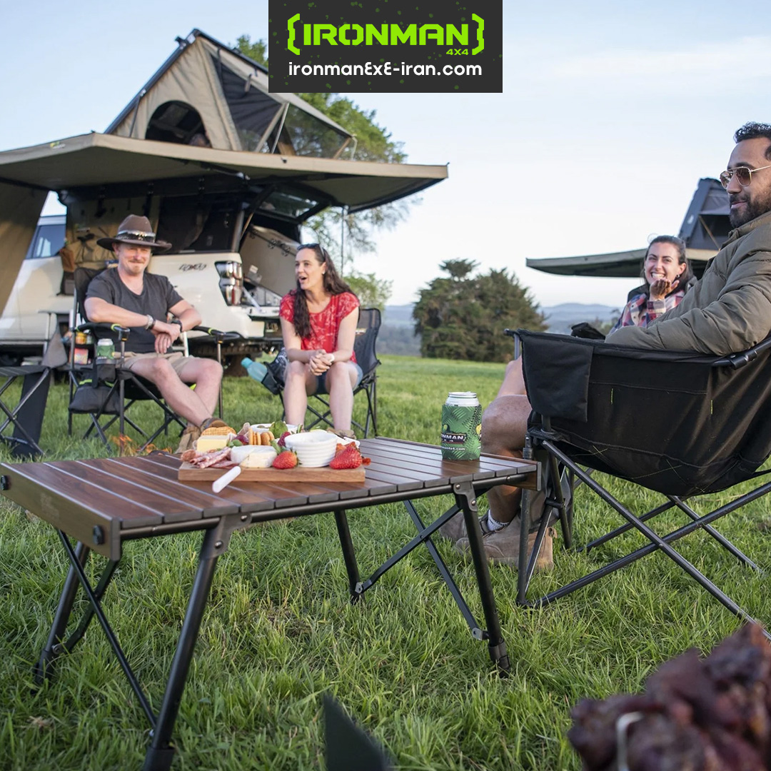 میز کمپینگ آلومینیومی (قابل تنظیم ارتفاع)