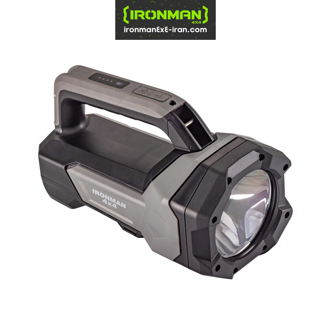 چراغ LED شارژی که هم نور نقطه‌ای داره و هم نور محیطی. برای کمپینگ فوق‌العاده کاربردیه و همچنین می‌تونه در خانه، هنگام قطع شدن برق، بسیار مفید باشه. چراغ LED شارژی دوحالته (نقطه‌ای و نوریِ محیطی)