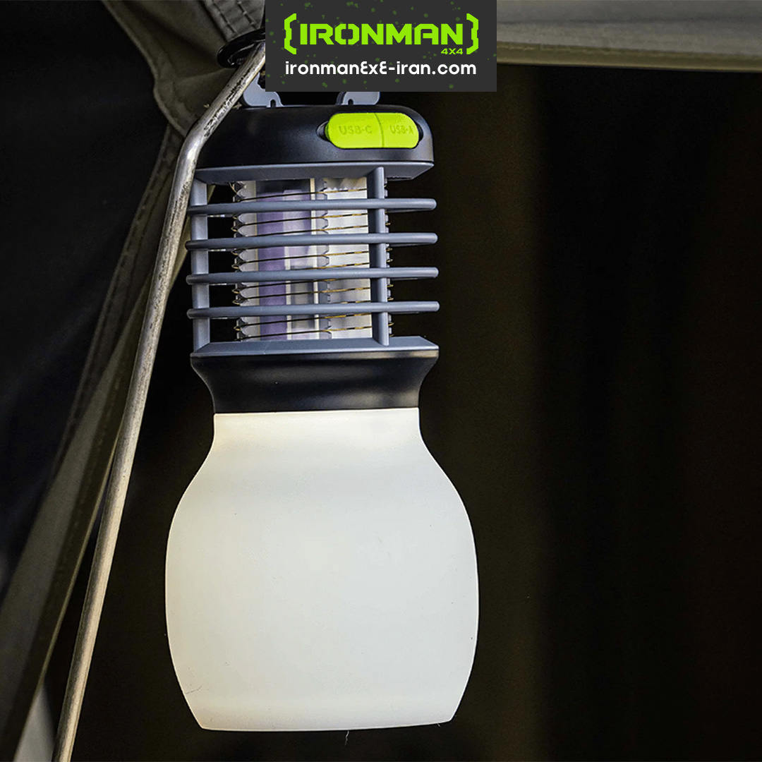 چراغ فانوسی LED و حشره‌کش (قابل شارژ)